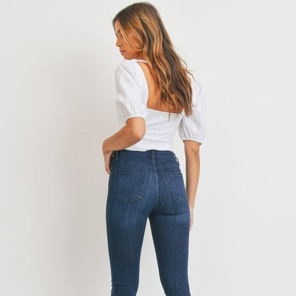 Premium Just USA Skinny Jeans Sz 11 Like New Condition - Picture 3 of 16